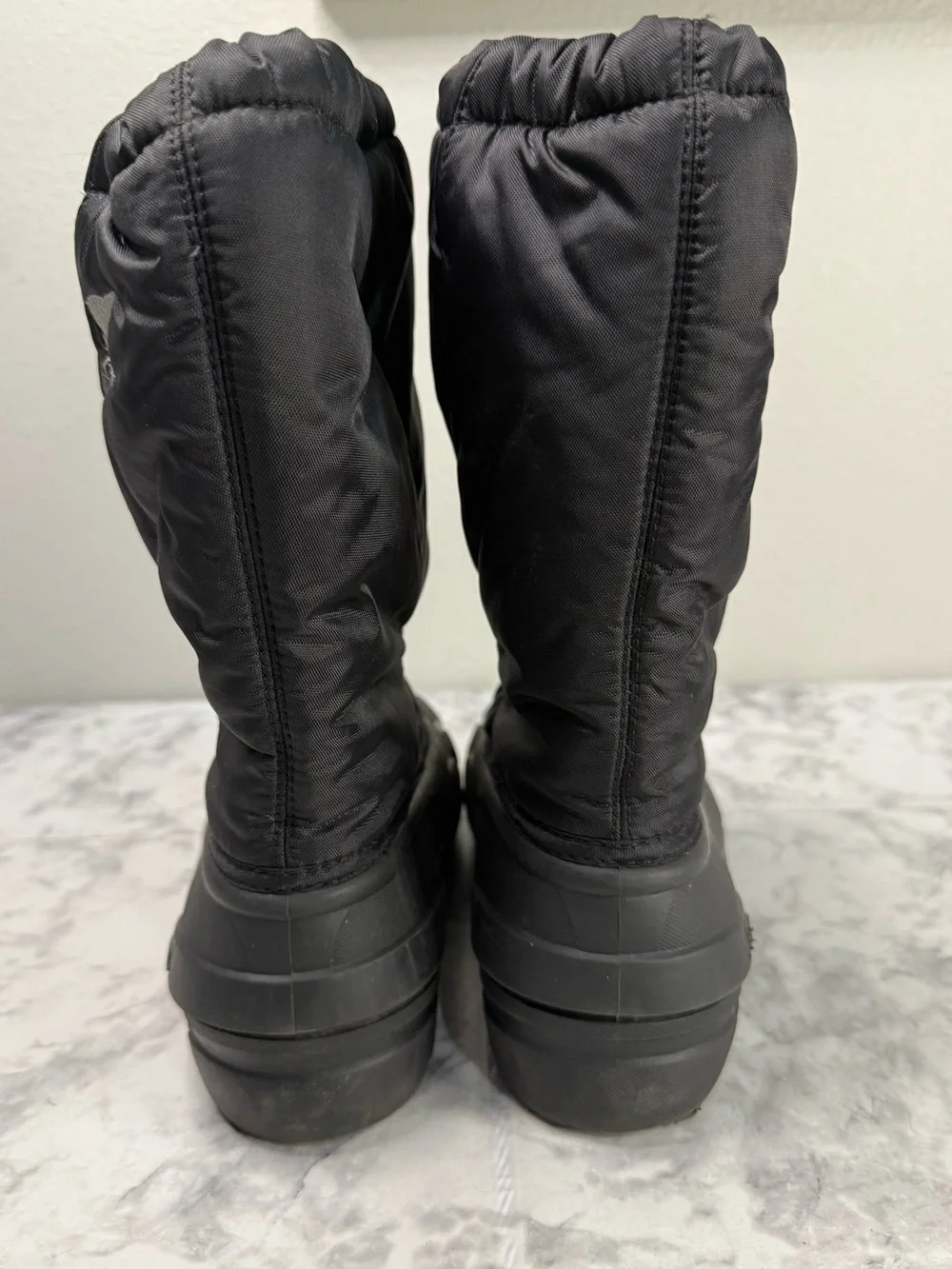 Sorel Unisex Insulated Waterproof Belted Mid Calf Snow Boots Black Size 7